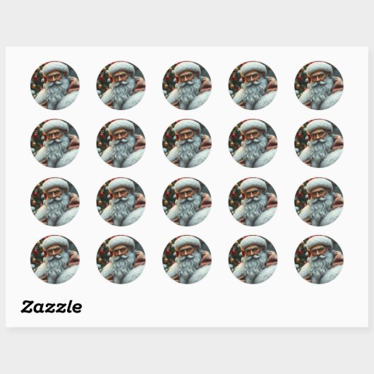 Kerstman Stickers (Vel)