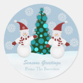 Kerstman Stickers (Voorkant)