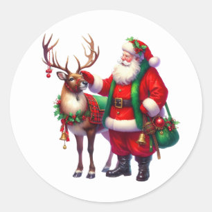 Kerstman Stickers