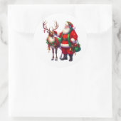 Kerstman Stickers (Tas)