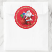 Kerstman Stickers (Tas)