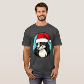 Kerstman stinkdier T-shirt (Voorkant volledig)