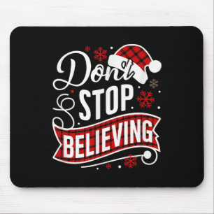 Kerstman Stop Niet Met Geloven Kerstbrief  Muismat