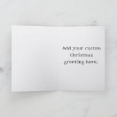 Kerstman stopt ermee AI-vervanging Grappige Kerst Kaart (Binnen)