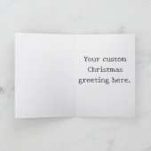 Kerstman stopt ermee AI-vervanging Grappige Kerst Kaart (Binnen)
