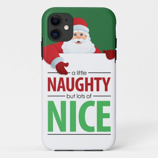 Kerstman Stout en Braaf iPhone 5 Hoesje (Achterkant)