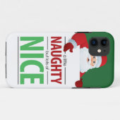 Kerstman Stout en Braaf iPhone 5 Hoesje (Achterkant (horizontaal))