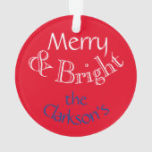 Kerstman - Stoute of Braaf Kerst Ornament (achterkant)
