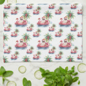 Kerstman Strand Theedoek (Gevouwen)