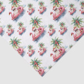 Kerstman Strand Tissuepapier (Detail)