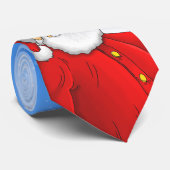 Kerstman Stropdas (Opgerold)