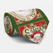 Kerstman stropdas (Opgerold)