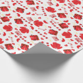 Kerstman Suit Funny 2025 Feestdagen Cadeaupapier (Hoek)