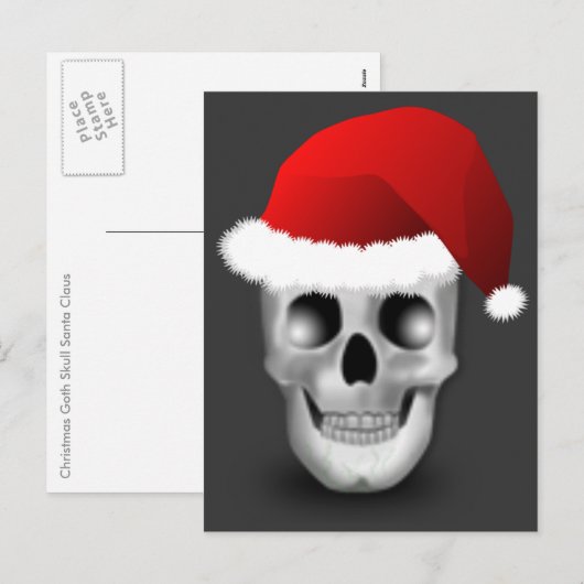 Kerstman Sull Santa Claus Feestdagenkaart (Voorkant / Achterkant)