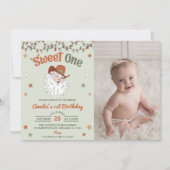 Kerstman Sweet Een Verjaardagsfeestfoto Kaart (Voorkant)