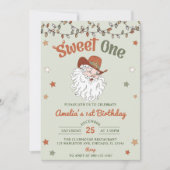 Kerstman Sweet Een verjaardagsfeestje Kaart (Voorkant)