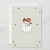 Kerstman Sweet Een verjaardagsfeestje Kaart (Achterkant)