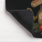 Kerstman T-rex Kerst Grappige Dinosaurus Vakantie Muismat (Hoek)