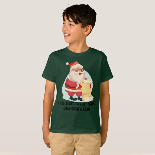 Kerstman T-shirt (Voorkant volledig)