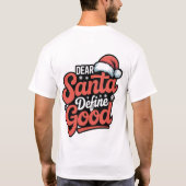 Kerstman  t-shirt (Achterkant)