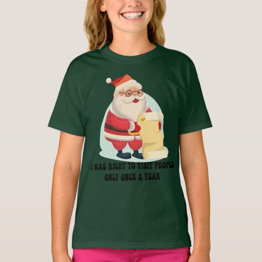 Kerstman T-shirt (Voorkant)