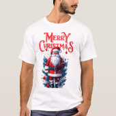  kerstman t-shirt (Voorkant)