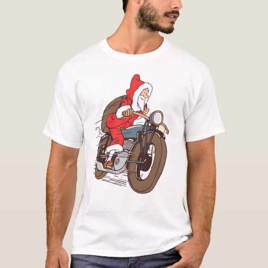 kerstman t-shirt (Voorkant)
