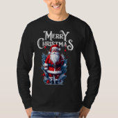 kerstman t-shirt (Voorkant)