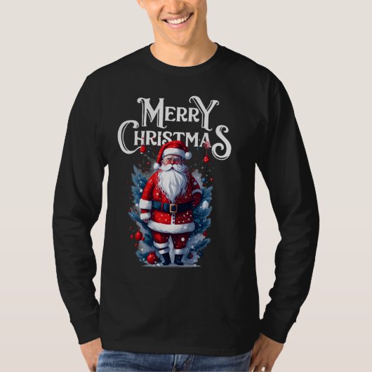  kerstman t-shirt (Voorkant)