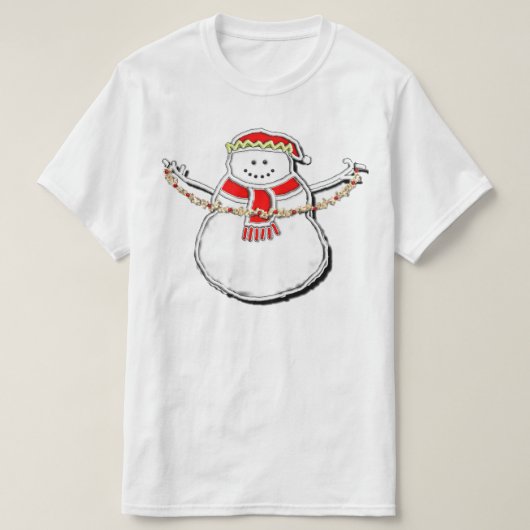 Kerstman T-shirt (Design voorkant)