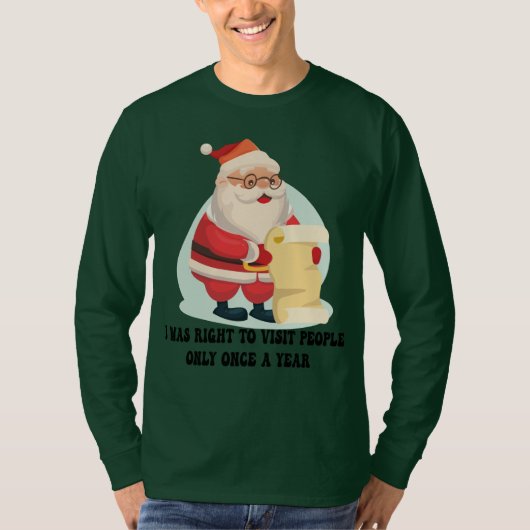 Kerstman T-shirt (Voorkant)