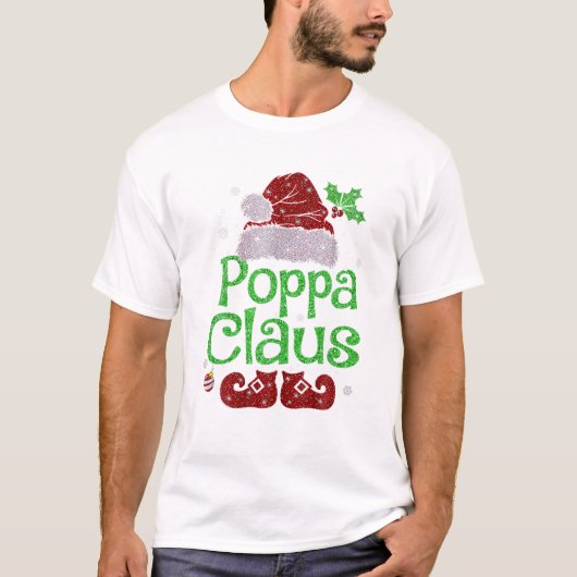 Kerstman T-shirt Kerstmis (Voorkant)