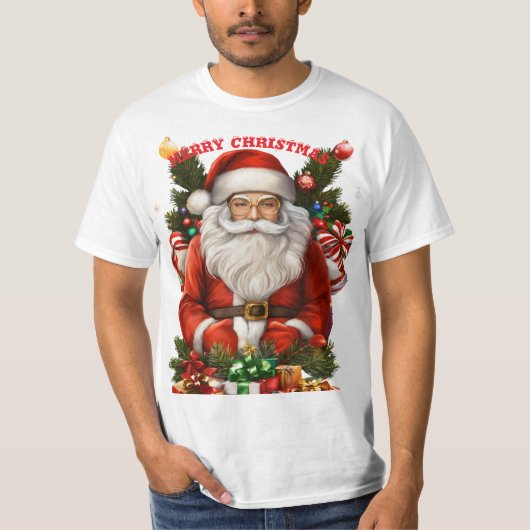 "🎅 Kerstman T-shirt Sale | Trendy Ho (Voorkant)