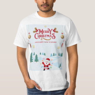 Kerstman T-shirt voor de kerst