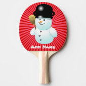 Kerstman Tafeltennisbatje (Voorkant)