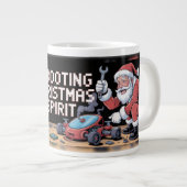Kerstman Technische Ondersteuning Grote Koffiekop (Voorkant rechts)