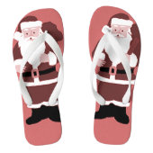 kerstman teenslippers (Voetbed)