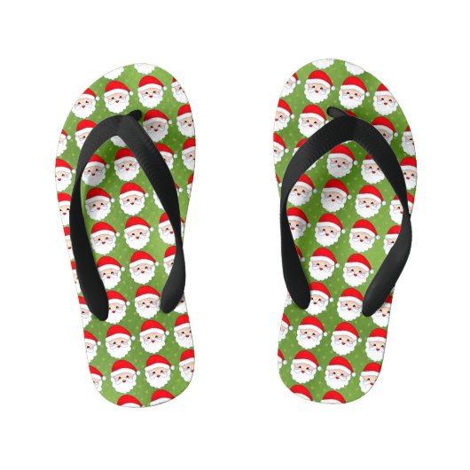 Kerstman Teenslippers, Kinder Kind Teenslippers (Voetbed)