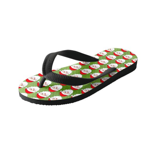 Kerstman Teenslippers, Kinder Kind Teenslippers (Schuin)