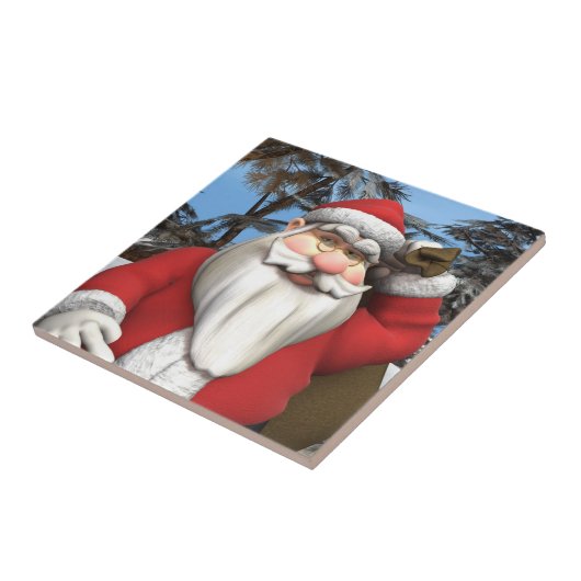 Kerstman Tegeltje (Zijkant)