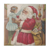  kerstman tegeltje (Voorkant)