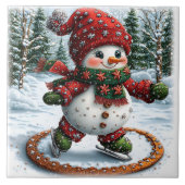 Kerstman Tegeltje (Voorkant)