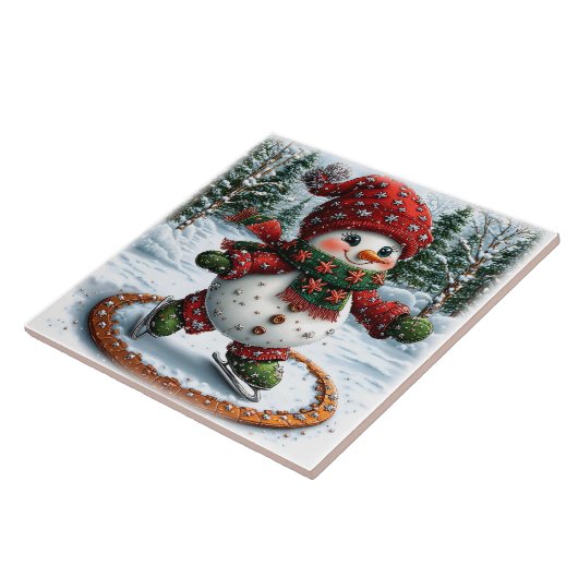 Kerstman Tegeltje (Zijkant)