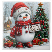 Kerstman Tegeltje (Voorkant)