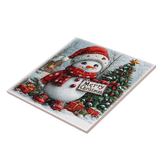 Kerstman Tegeltje (Zijkant)