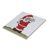kerstman tegeltje (Zijkant)