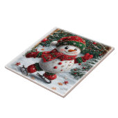 Kerstman Tegeltje (Zijkant)