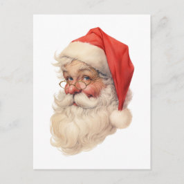 Kerstman tekening briefkaart