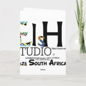 Kerstman terug Groter en beter ! Feestdagen Kaart (Achterkant)