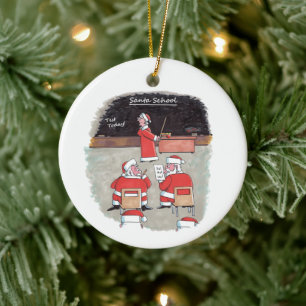 Kerstman Test keramische kerstbal Keramisch Ornament